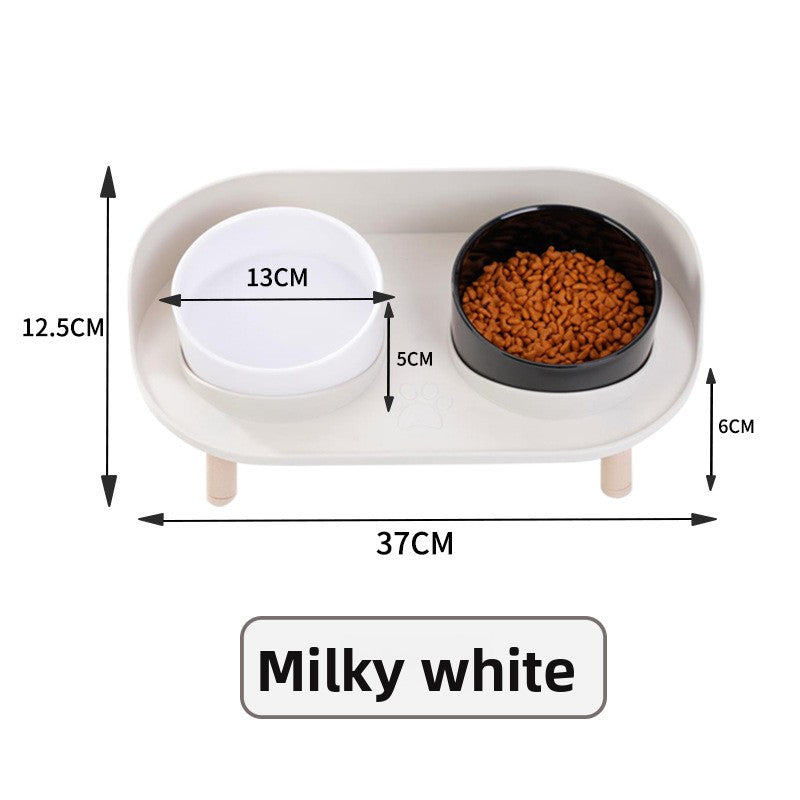 Half-Moon Double Food Bowl