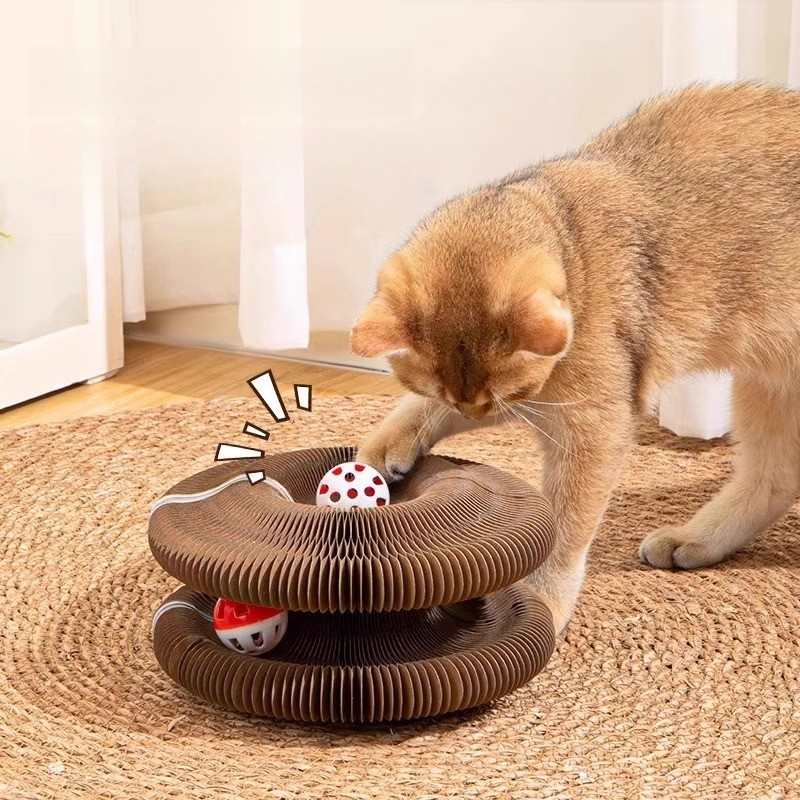 Piano cat scratching pad