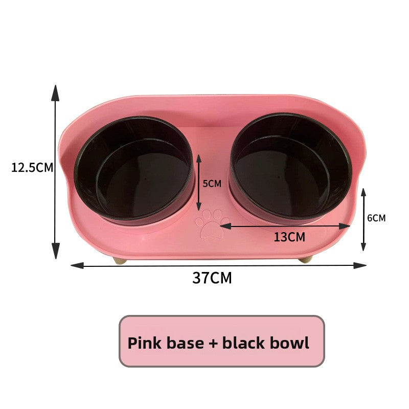 Half-Moon Double Food Bowl