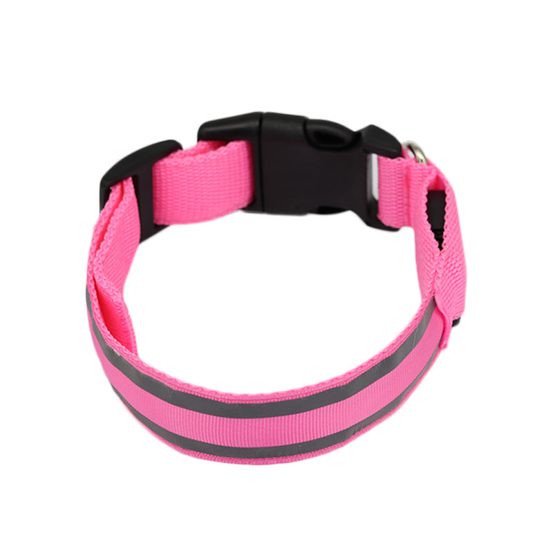 USB Rechargeable LED Reflective Dog Collar