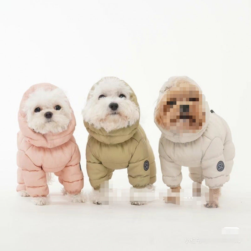 Pet dog warm clothing