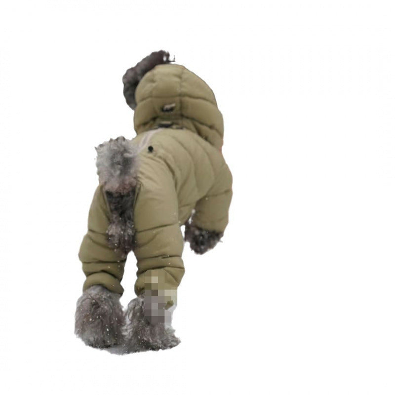 Pet dog warm clothing