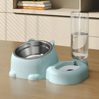 Automatic Refill Pet Food and Water Bowl Set