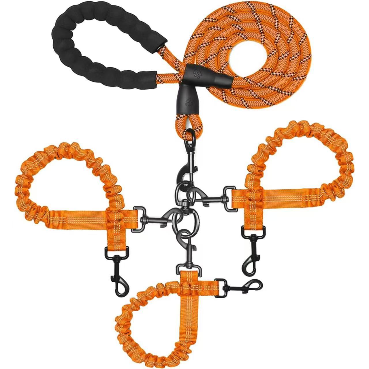 One-to-three pet leash