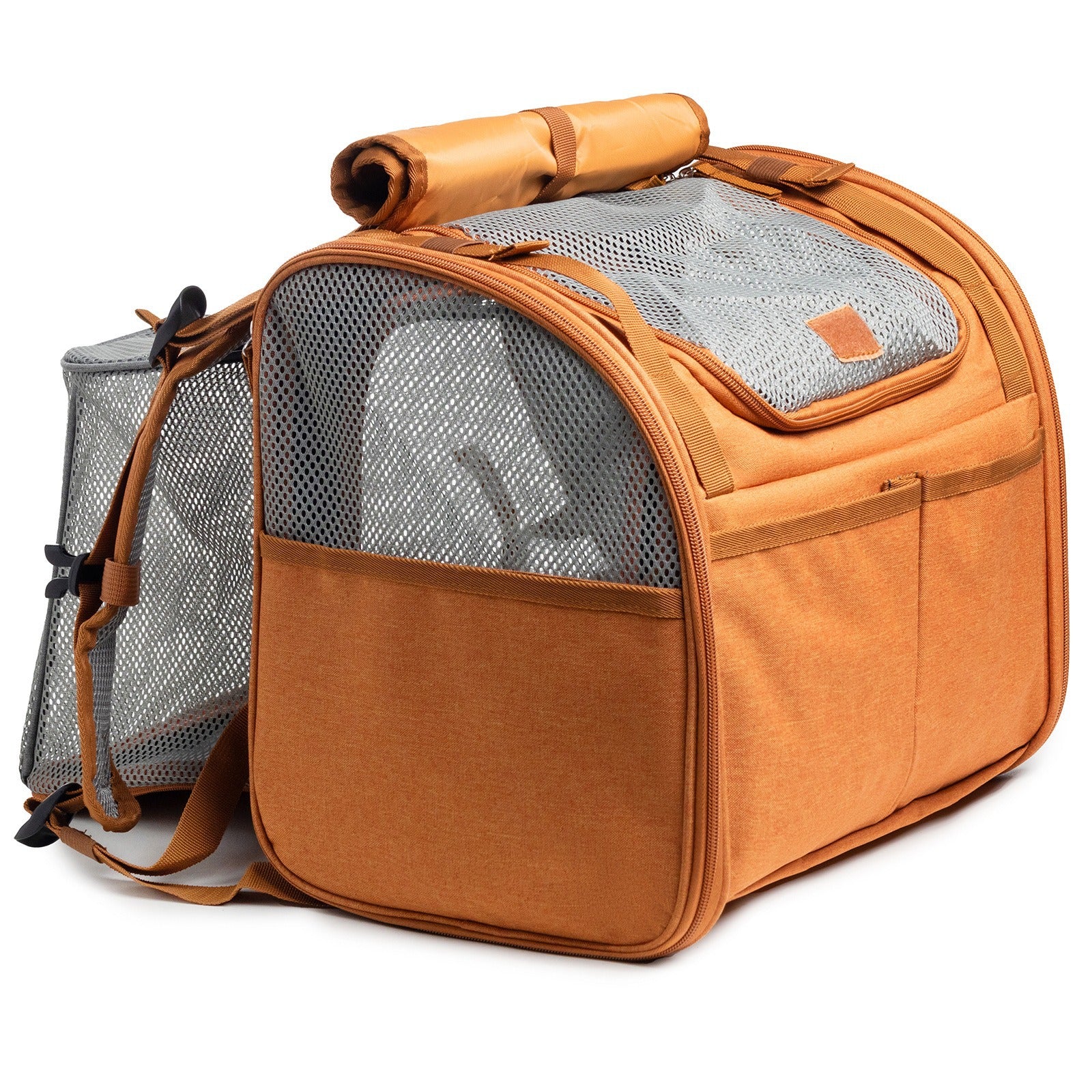 Expandable Breathable Pet Carrier Backpack with Ventilation