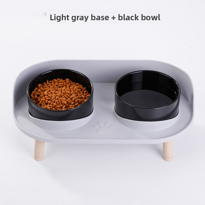 Half-Moon Double Food Bowl