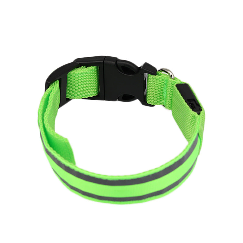 USB Rechargeable LED Reflective Dog Collar