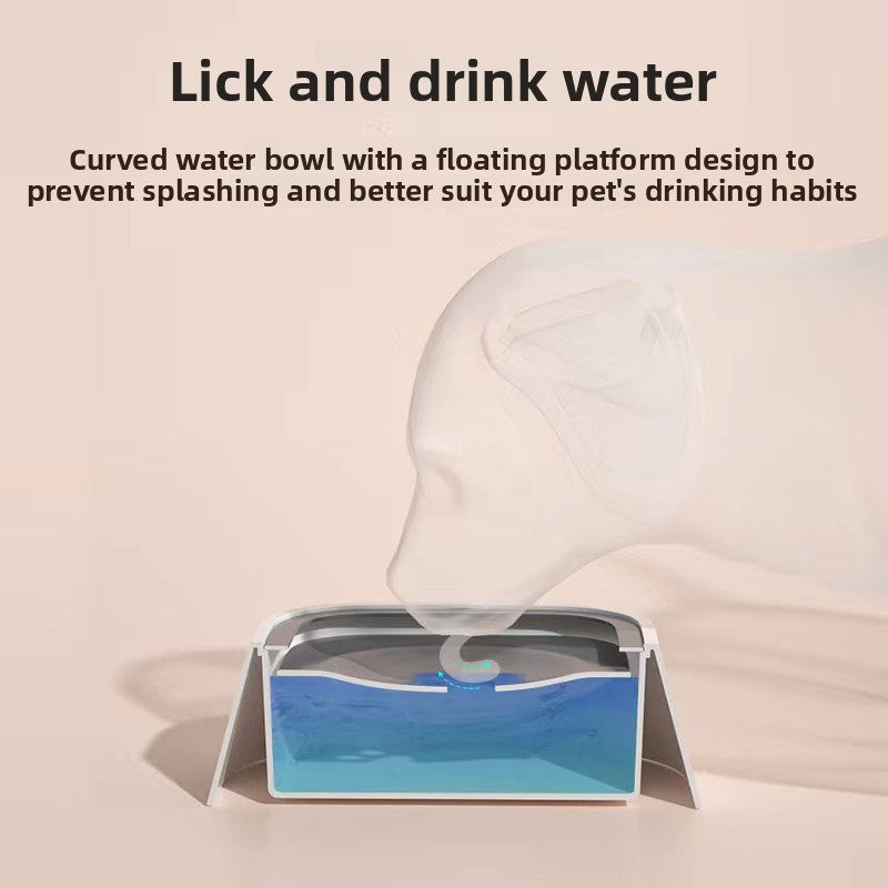 Pet Bowl Dog Drinking Bowl with Floating Design Dog drinking bowl My Store