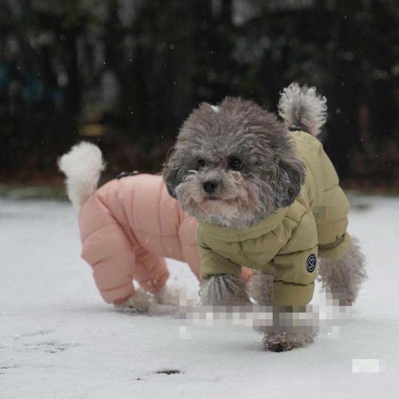 Pet dog warm clothing