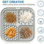 Pet silicone lickable dish