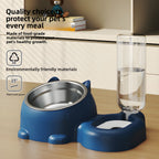 Automatic Refill Pet Food and Water Bowl Set