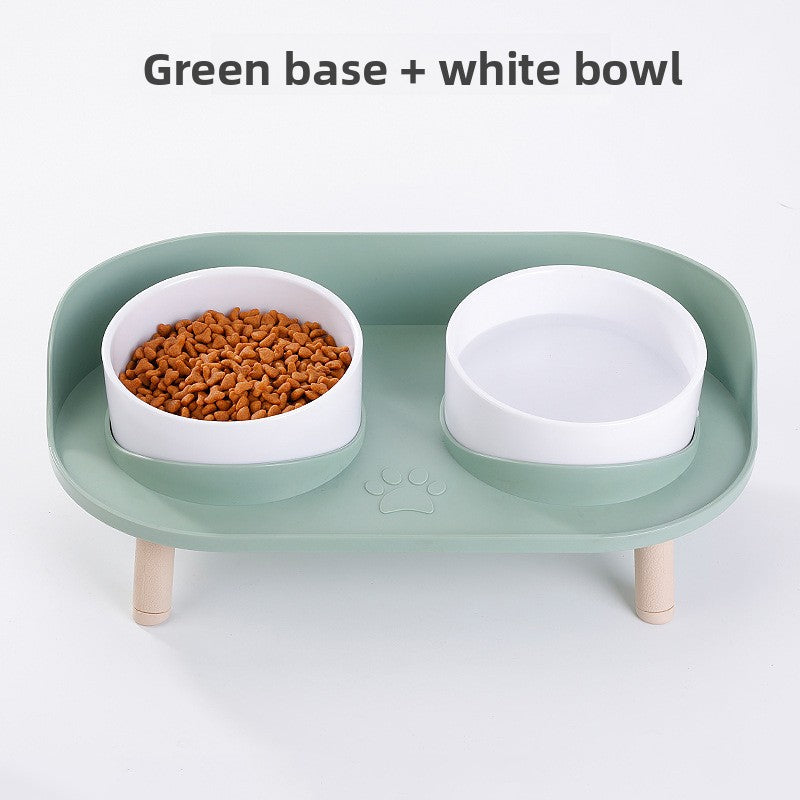 Half-Moon Double Food Bowl