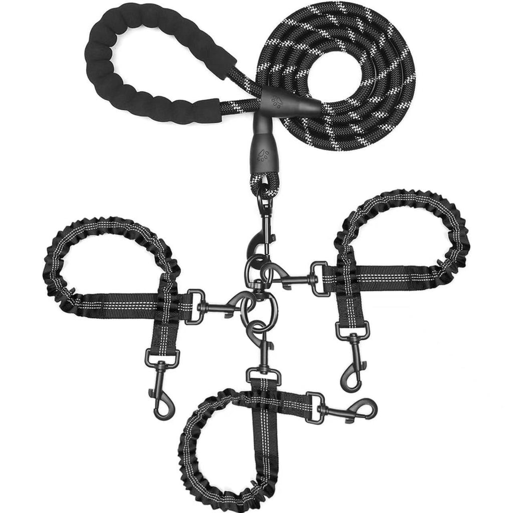 One-to-three pet leash Black One-to-three pet leash My store
