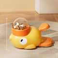 Pet Food Dispenser Toy for Cats and Dogs Yellow Pet Food My store