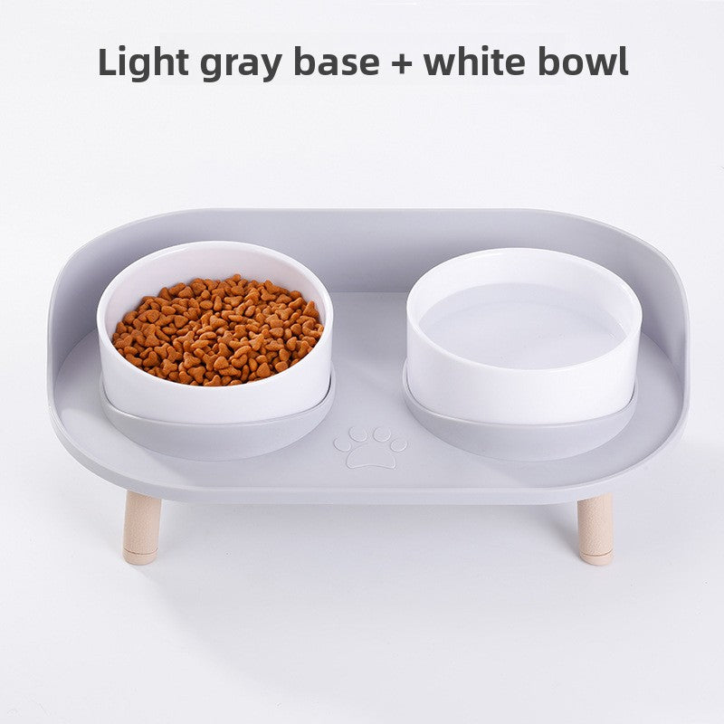 Half-Moon Double Food Bowl
