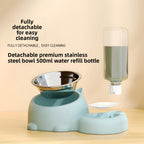 Automatic Refill Pet Food and Water Bowl Set