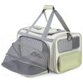 Pet Travel Backpack Gray green 42.9l x 26.9w x 26.9h cm Pet Travel Backpack My store