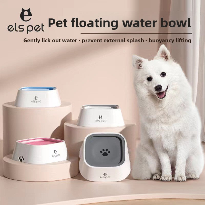 Pet Bowl Dog Drinking Bowl with Floating Design