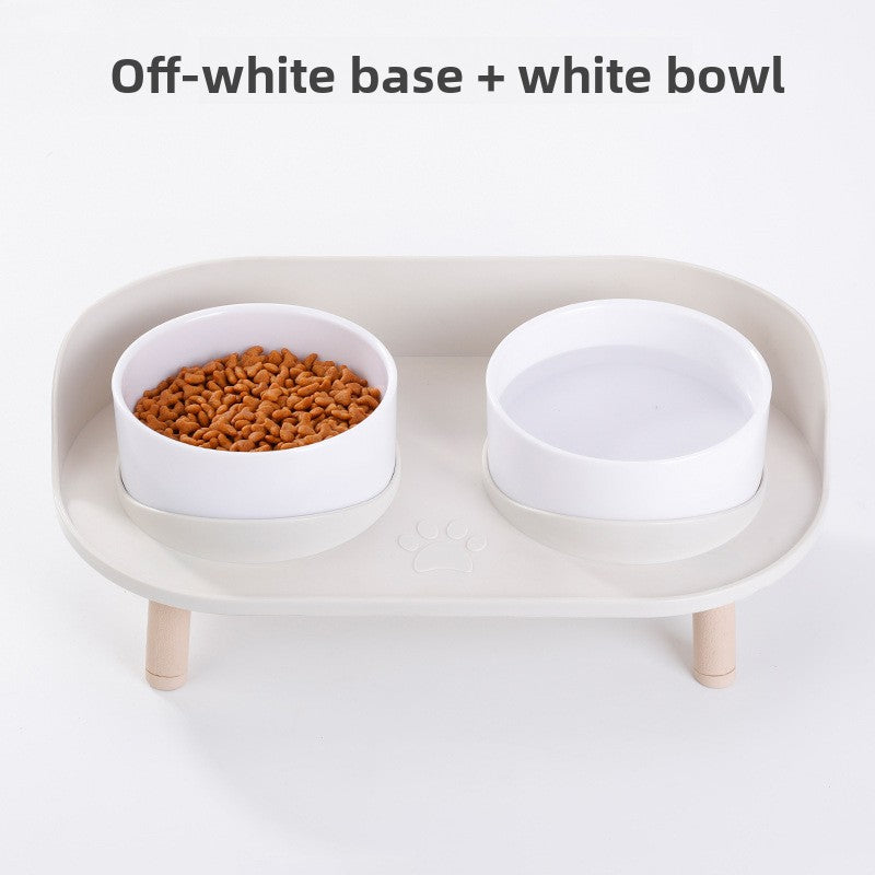 Half-Moon Double Food Bowl
