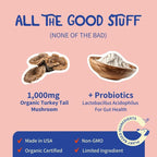 Pet Probiotics Turkey Tail Supplement for Digestive Health