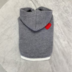 Pet Knitted Sweater Gray XS Pet Knitted Sweater My store