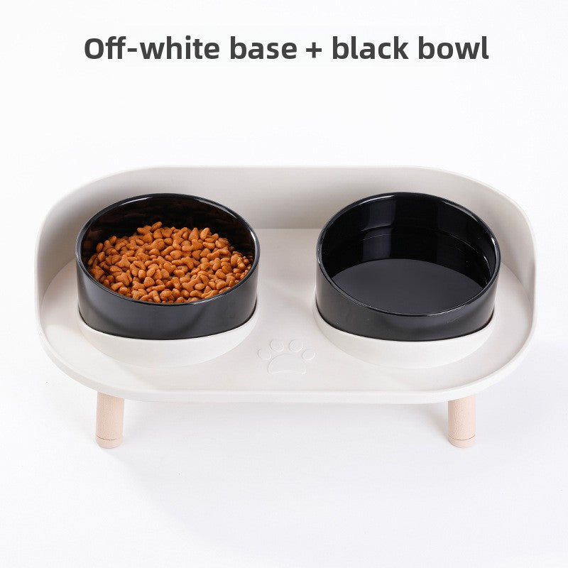 Half-Moon Double Food Bowl