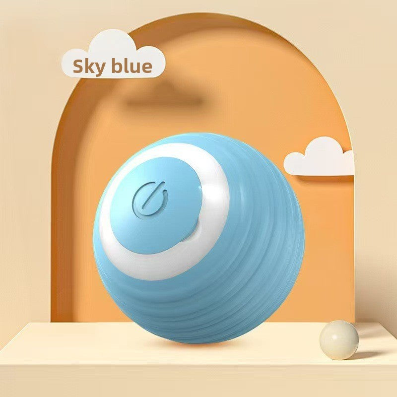 Automatic cat teaser ball